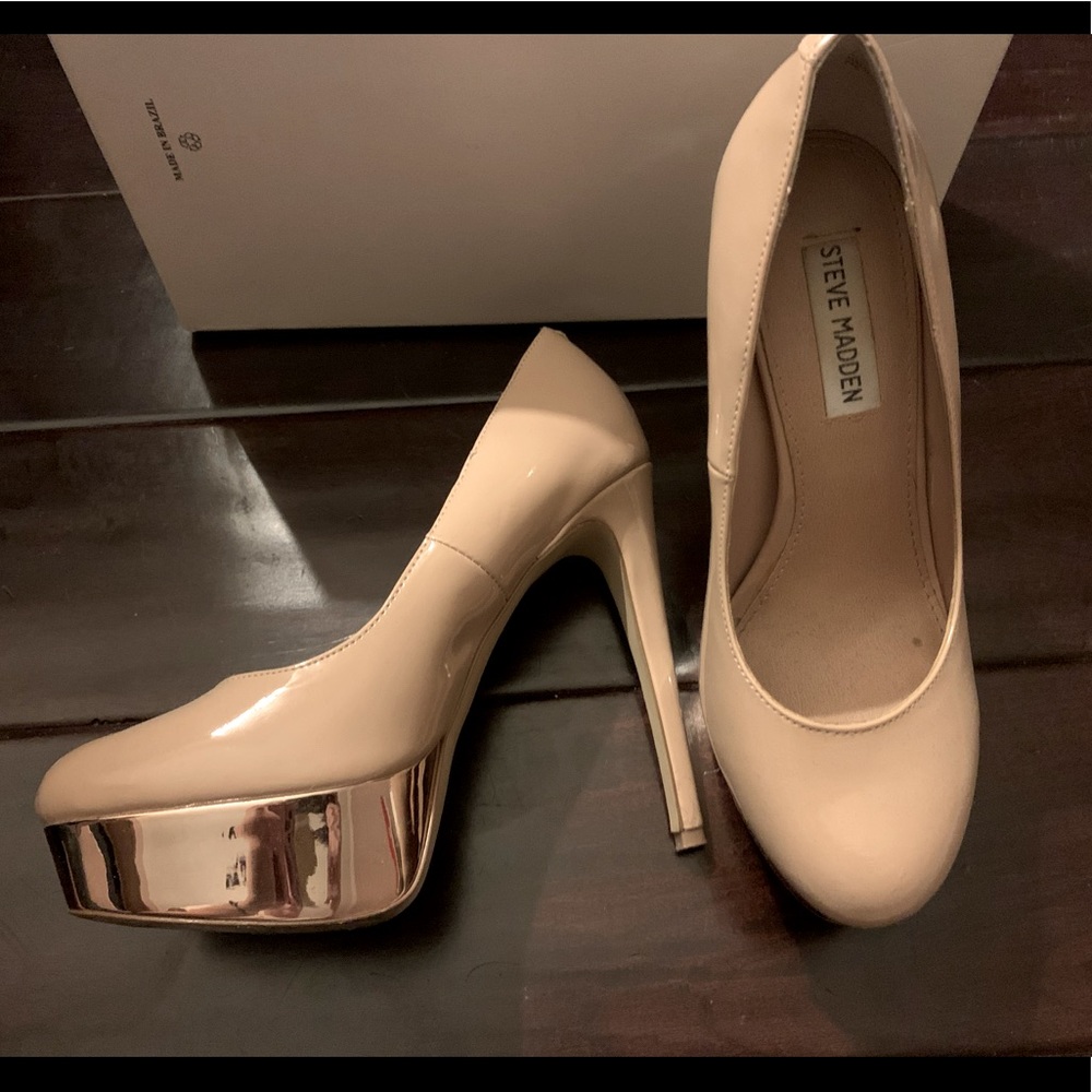 Nude heels- 7.5- really comfortable and cute!